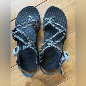 Chacos Women’s Black and White Strappy Sandals